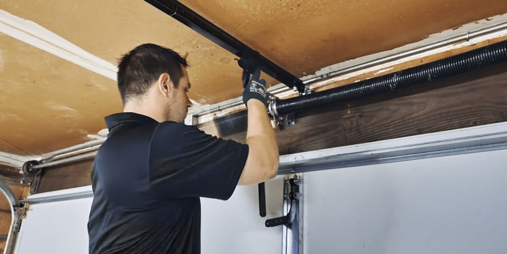 garage door off track repair cost​